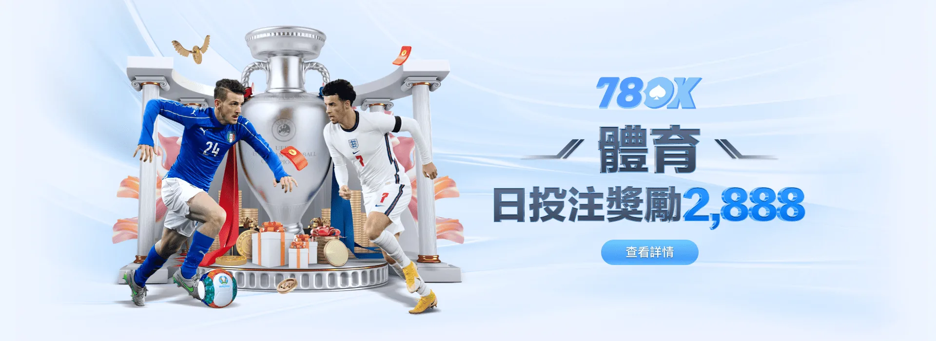 78OK 娛樂城 體育投注 日投注獎勵 2,888